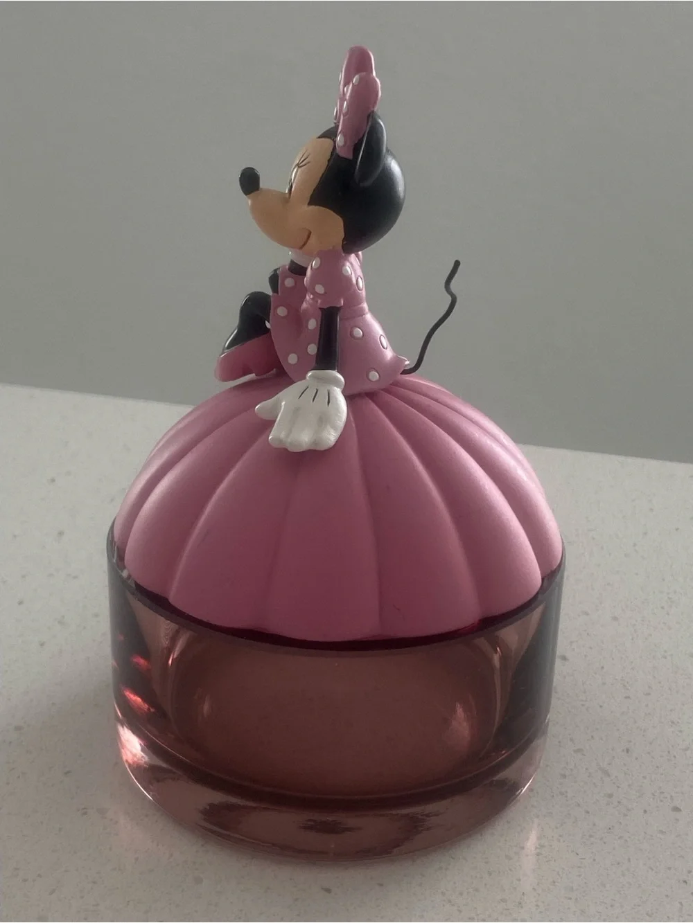 Disney wear Minnie Mouse Pink and Black Decorative Bath Jar